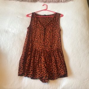 Printed romper